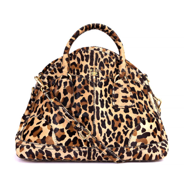 Jessica Simpson Prada Leopard Bowler