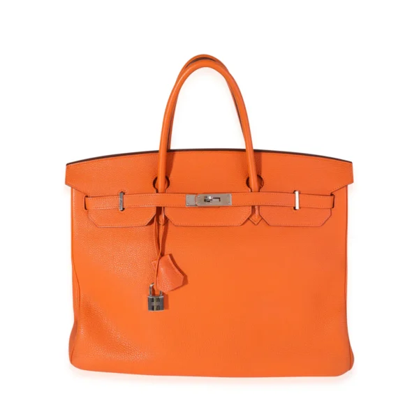 Jessica Simpson Wear Hermès Orange Tote Birkin