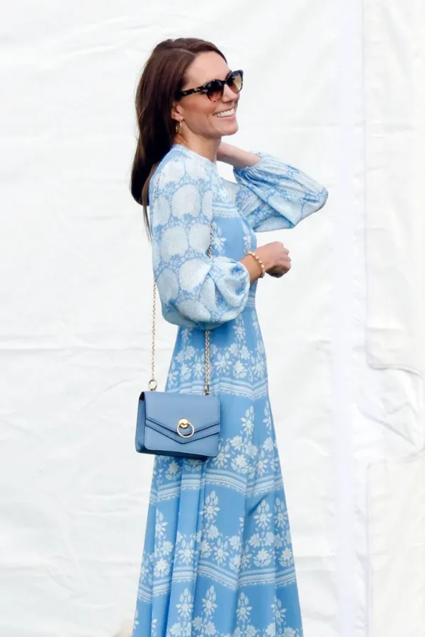 Kate Middleton Blue Mulberry Harlow bag