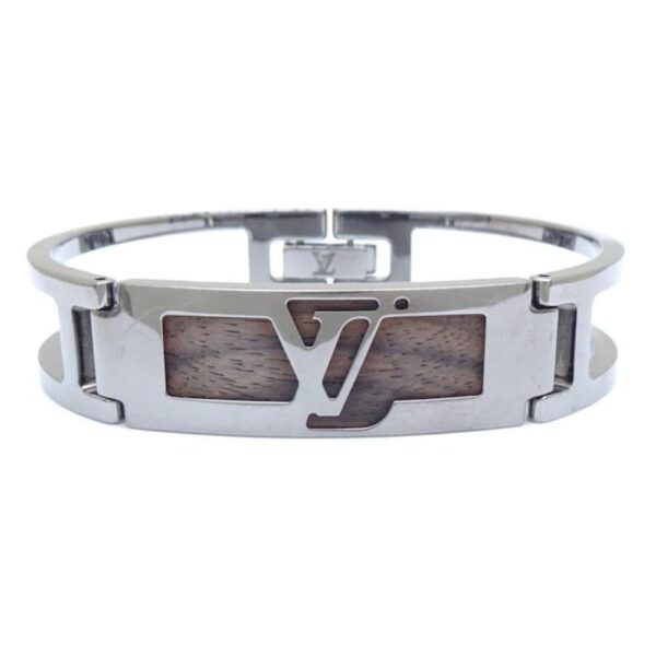 Louis Vuitton Silver Metal Louis Vuitton Bracelet