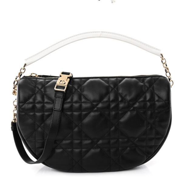 Christian Dior Lambskin Cannage Hobo Bag