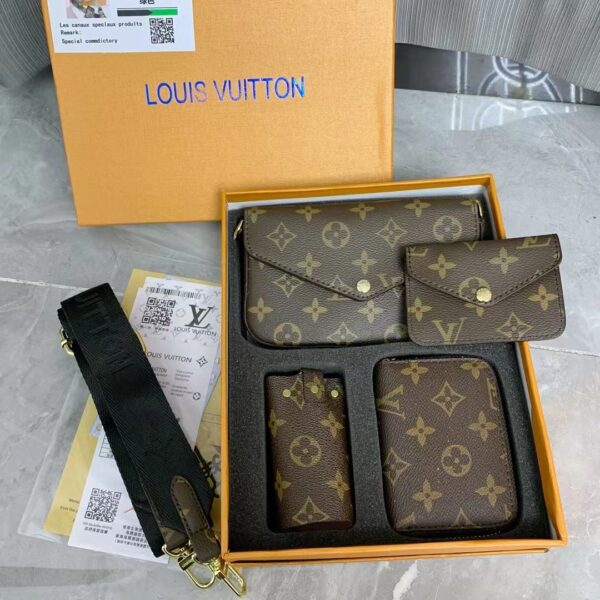 Louis Vuitton Felicie 4 in 1 Set with Box