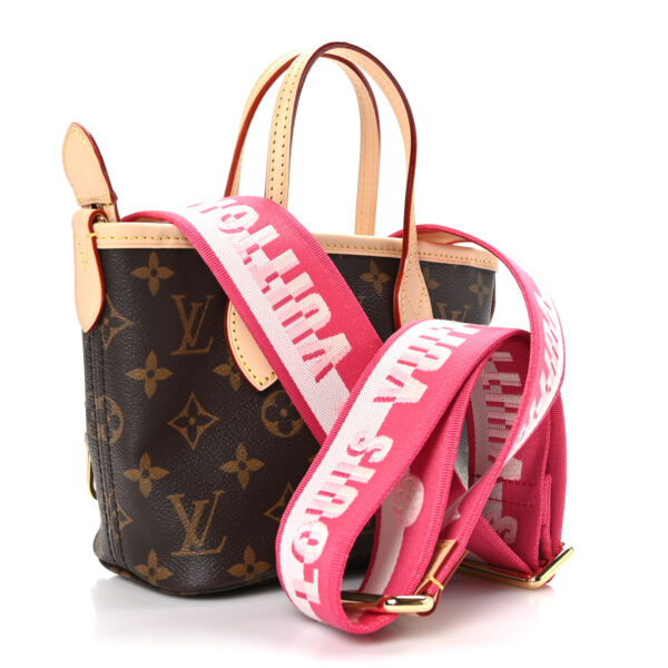 LOUIS VUITTON Monogram Neverfull Pink Peony