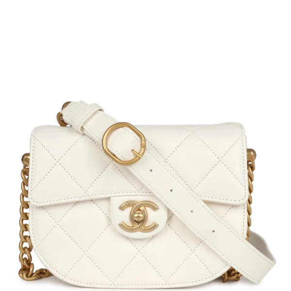 Chanel Mini Round Messenger Flap Bags