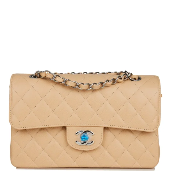 Chanel Small Classic Double Flap Bag Beig