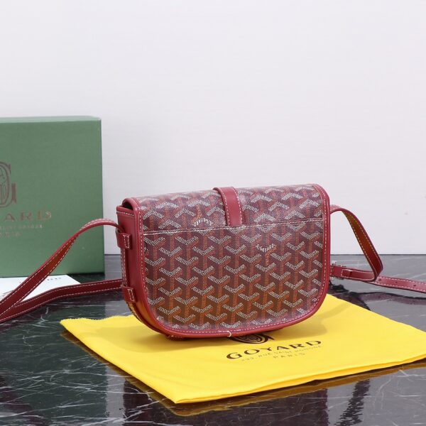 Goyard Belvedere PM Bag Red Back