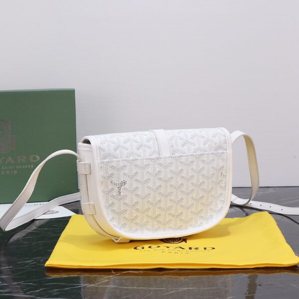 Goyard Belvedere PM Bag White Back